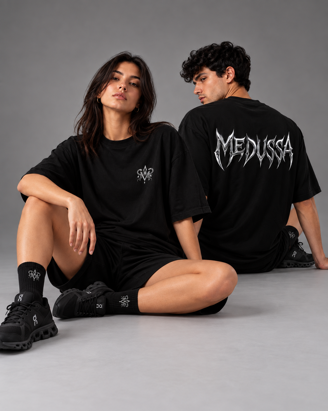 MEDUSSA CHROME | Playera Oversize Unisex 100% Algodón