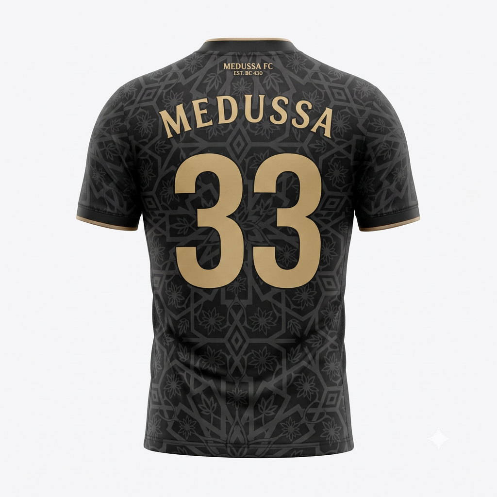 Jersey Oficial Medussa FC - Edición Black Gold