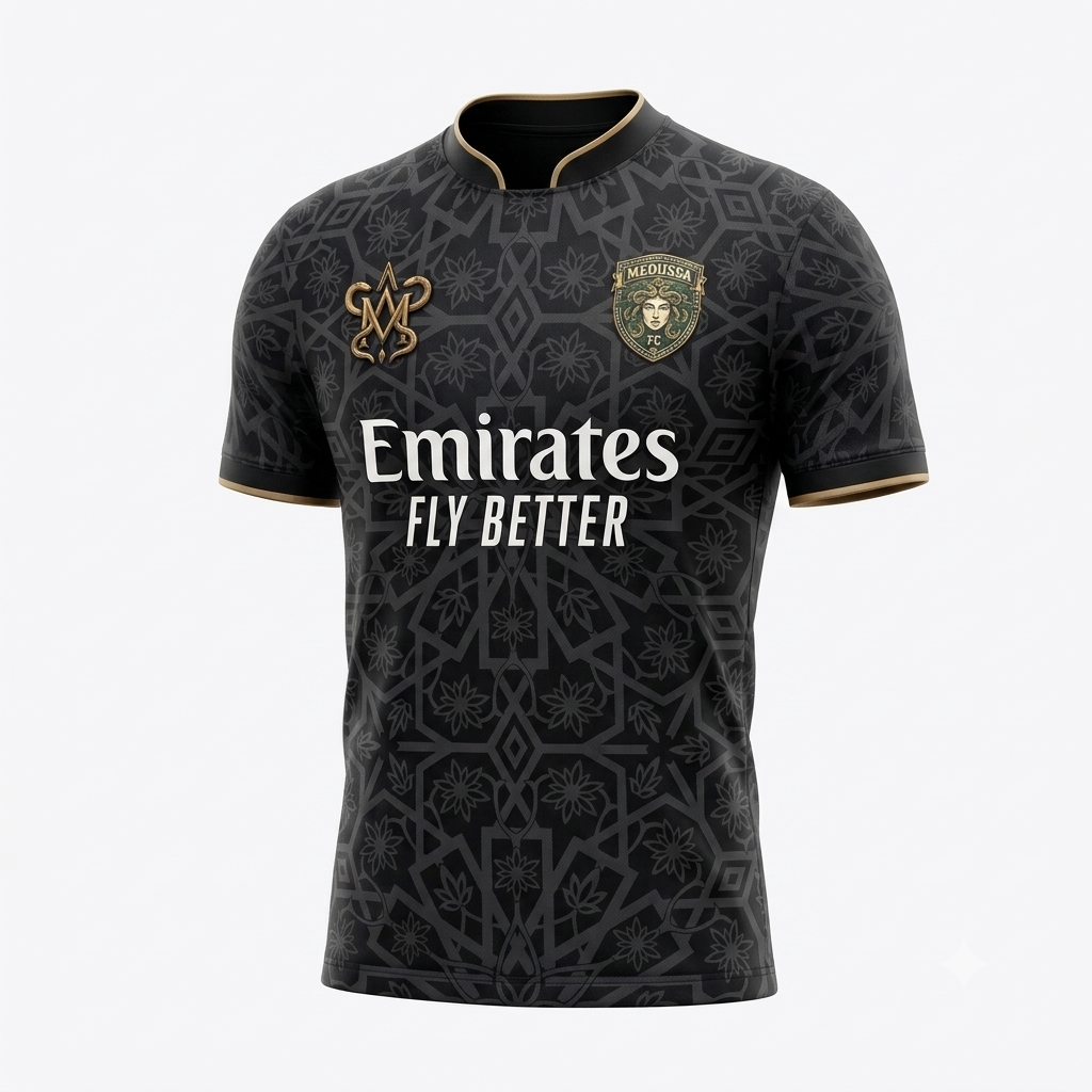 Jersey Oficial Medussa FC - Edición Black Gold